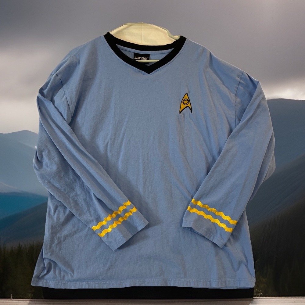 HALLOWEEN‎ COSTUME RUBIE'S STAR TREK SPOCK SHIRT ADULT SZ XL **READ** Party Fun